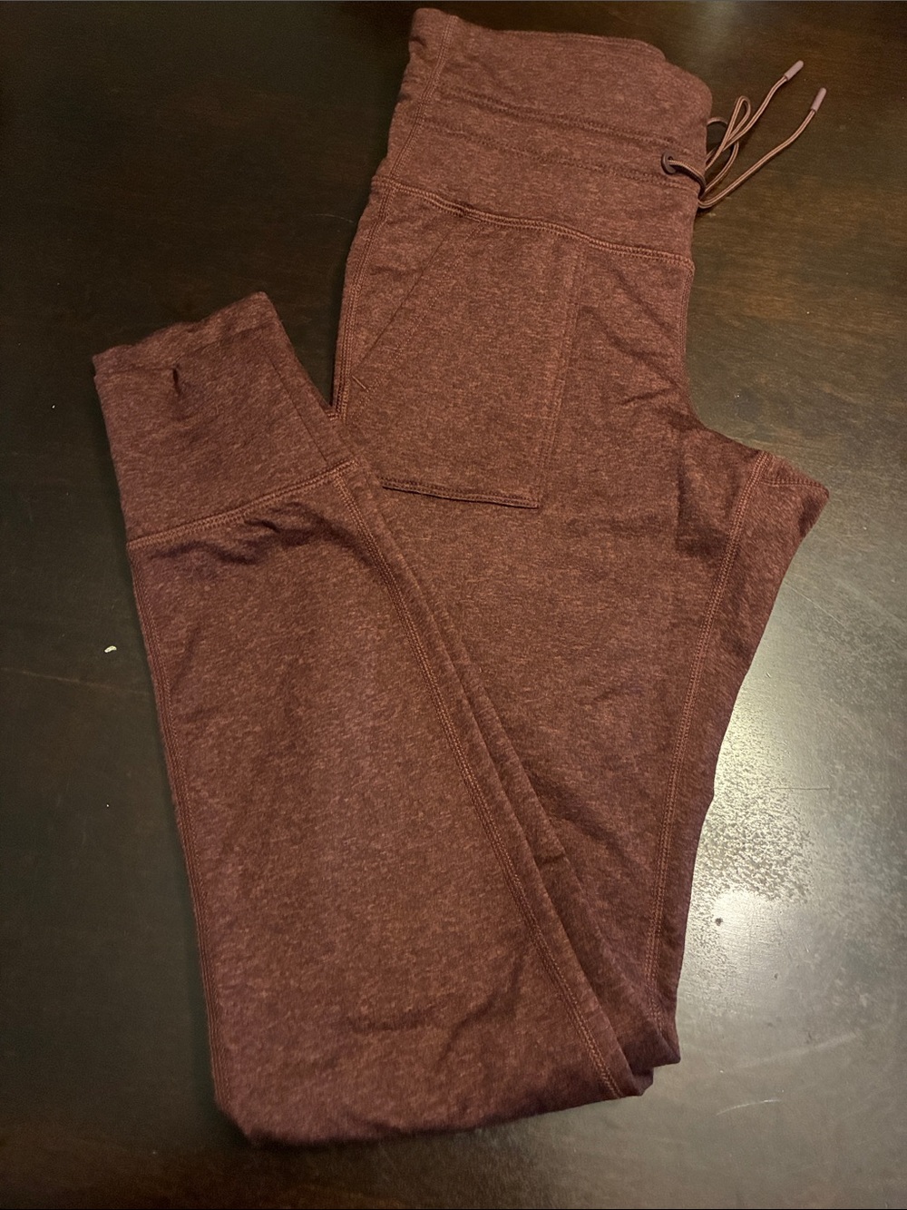 Old Navy Women's Maroon Legging Joggers - Picture 2 of 6